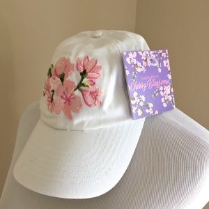 Smithsonian Cherry Blossoms White & Pink Hat